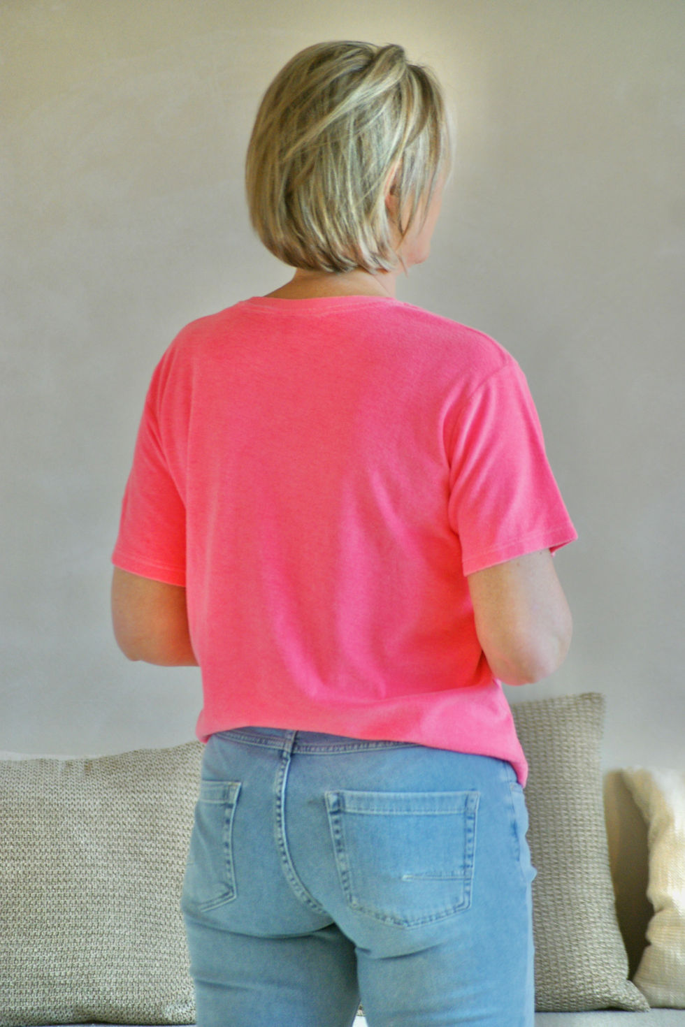 Thumbnail: 69518 Roze t-shirt Dou Doun