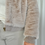 Thumbnail: 64318 Beige fluffy jasje bomber-model K-Design