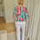 Thumbnail: 66773 Vrolijke multicolor blouse op rek Mayerline