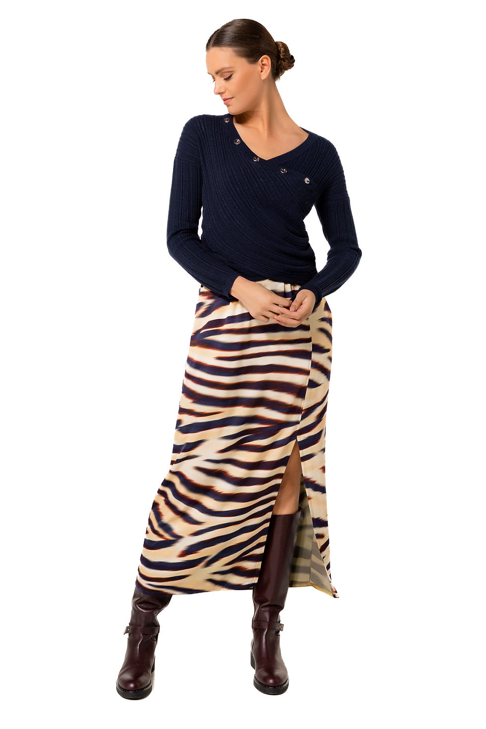 Thumbnail: 67966 Rok met patroon van Caroline Biss
