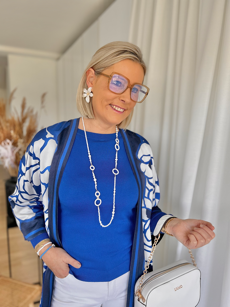 64649 Halsketting in ecru LM