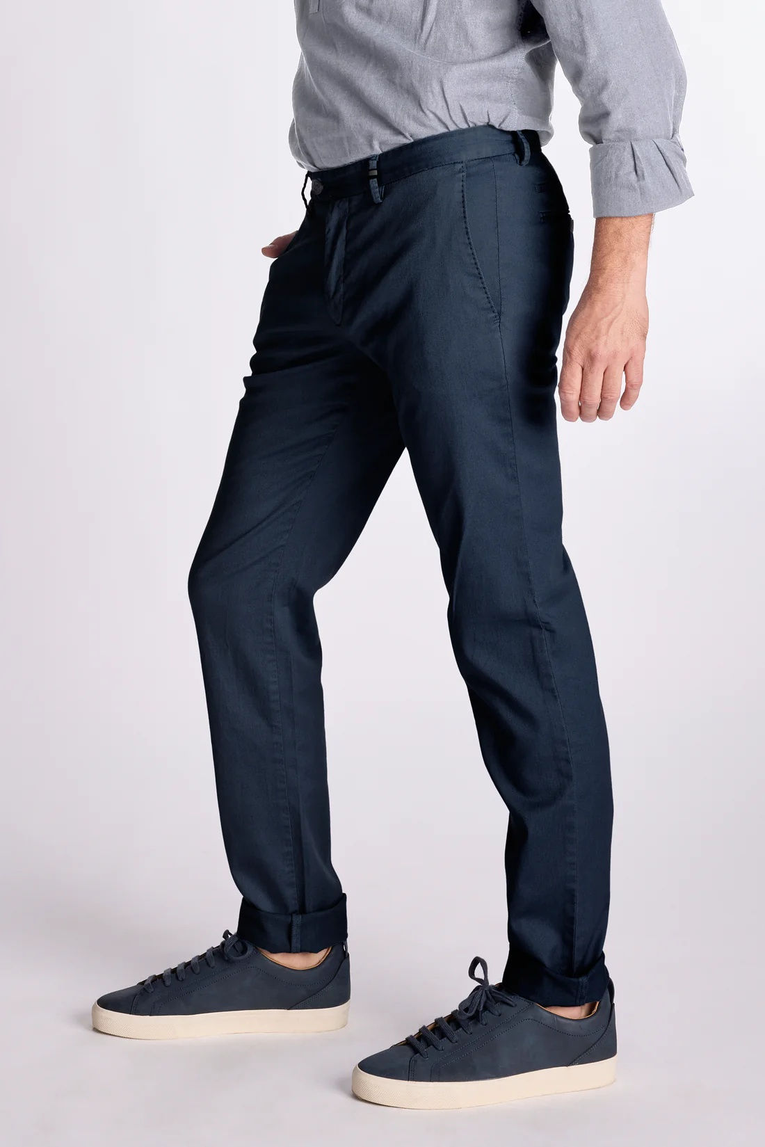 70199 Donker blauwe broek 'Magnus' Zilton