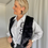 Thumbnail: 65236 Zwarte pelsen fluffy cardigan zonder mouwen Senso