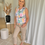 Thumbnail: 63888 Beige 7/8e broek met split model "CAPRI" van Para Mi
