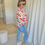 Thumbnail: 65676 Multicolor hemdsblouse rood/beige/blauw Vila Joy