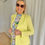 Thumbnail: 63754 Limoengroene lyocell/linnen/katoenen blazer Senso