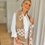 Thumbnail: 67059 Zachte sjaal in beige/camel print LM