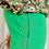 Thumbnail: 61968 Zwarte blouse met groene bloemenprint Signe & Nature