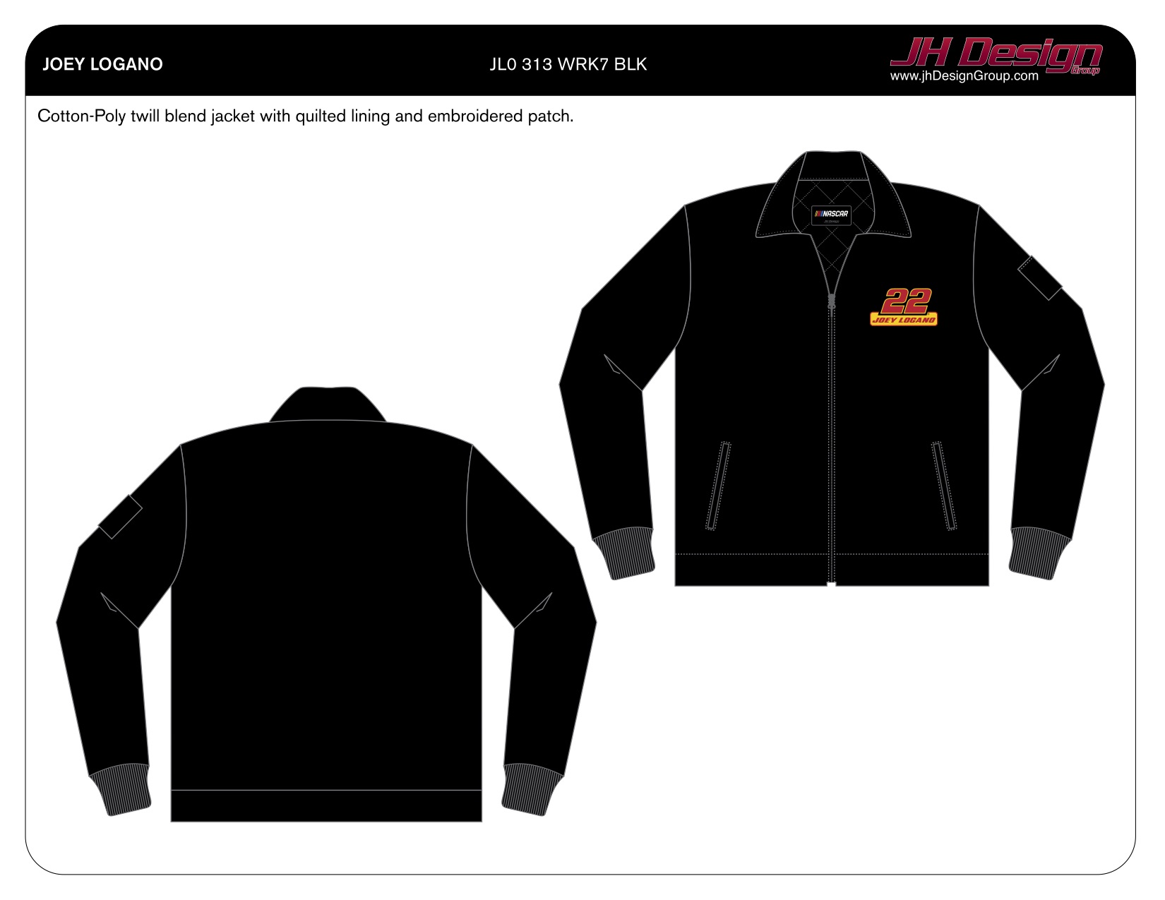 JL0 313 WRK7 BLK