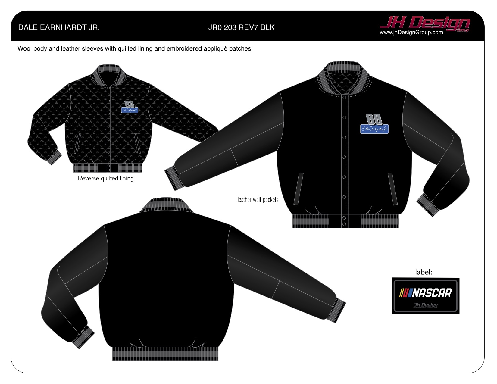 JR0 203 REV7 BLK