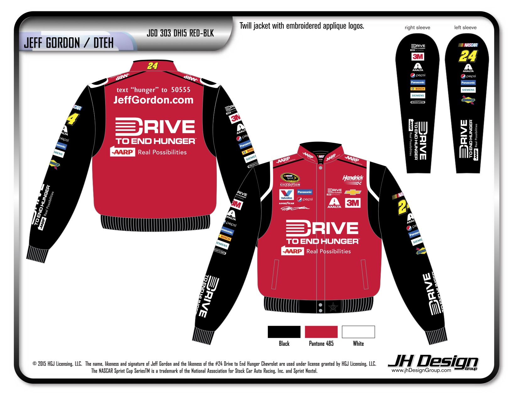 JG0 303 DH15 RED-BLK