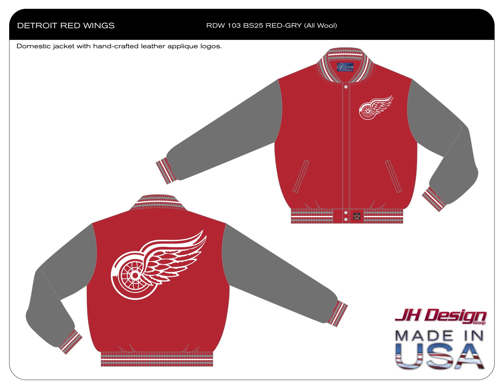 RDW 103 BS25 RED-GRY