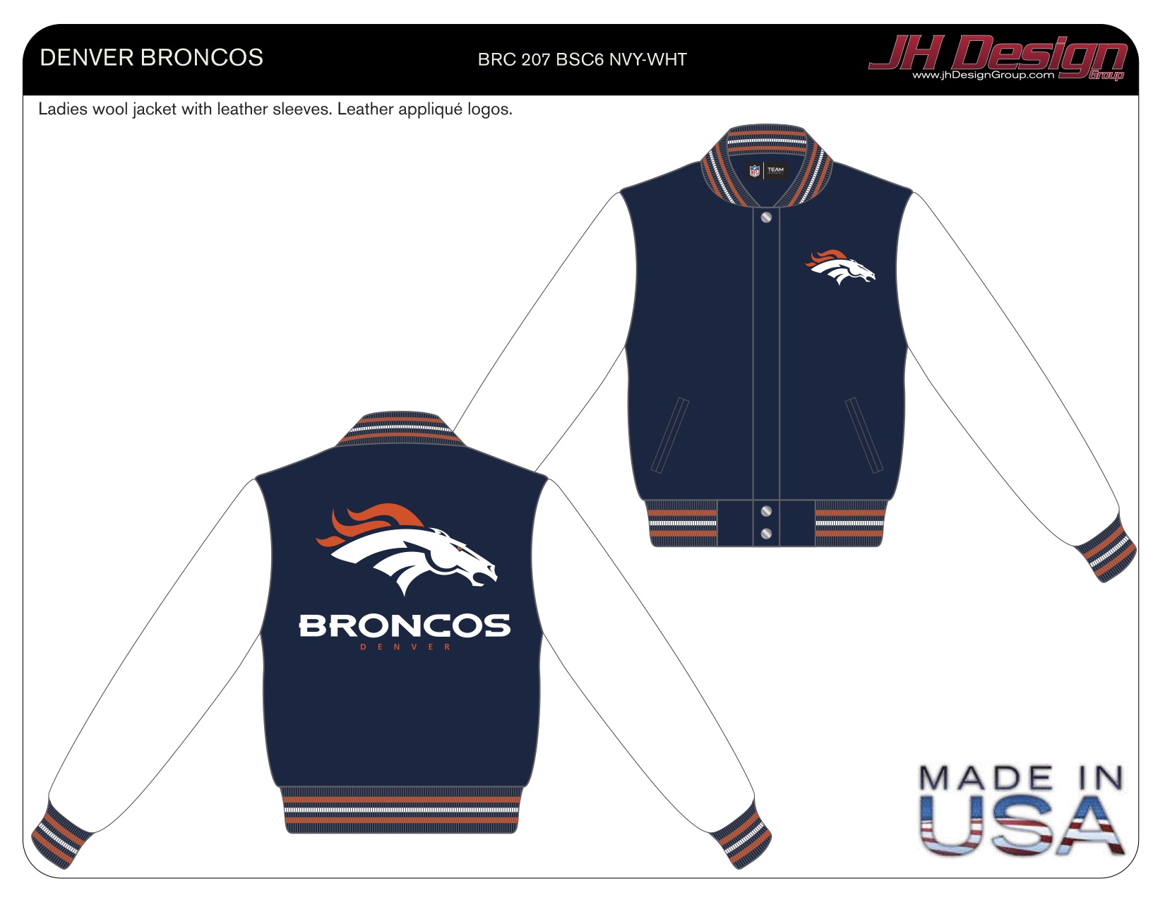 BRC 207 BSC6 NVY-WHT