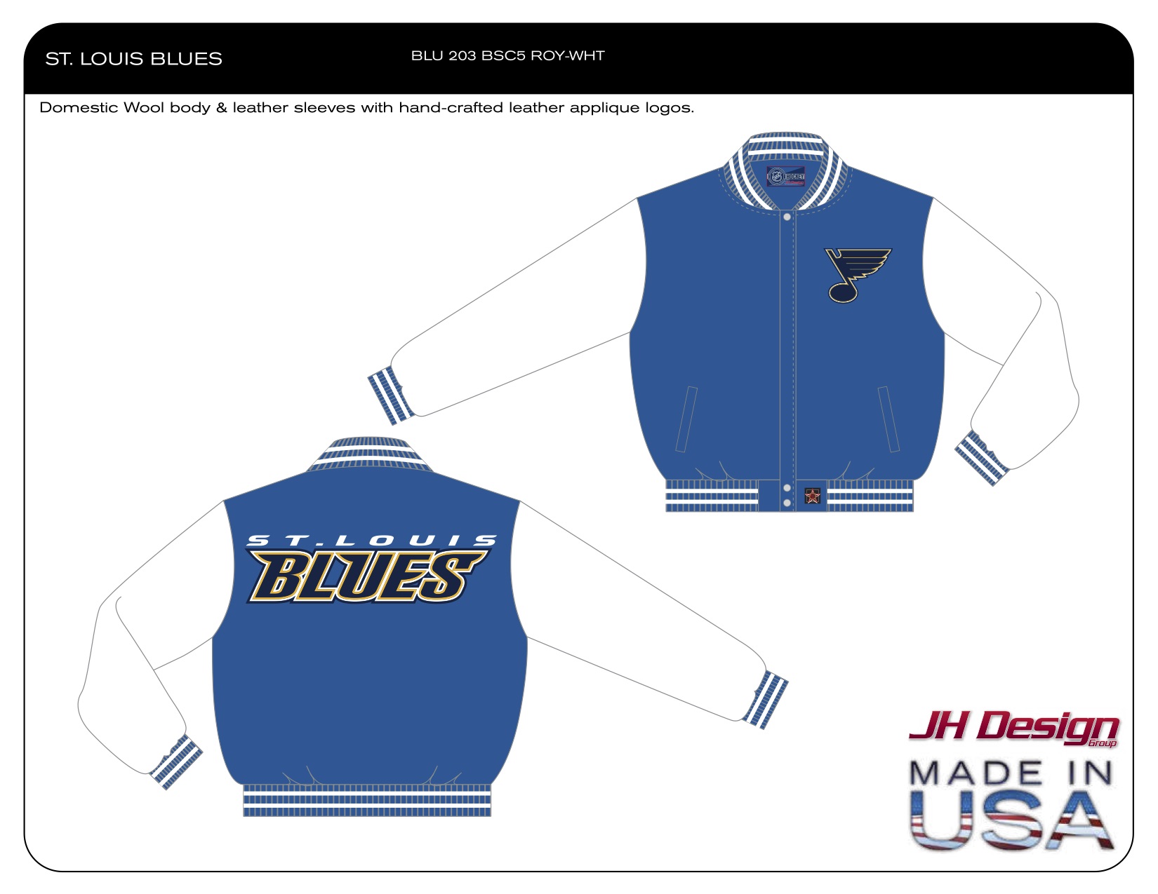 BLU 203 BSC5 ROY-WHT