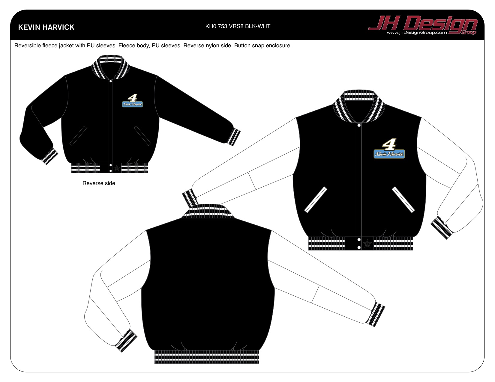 KH0 753 VRS8 BLK-WHT