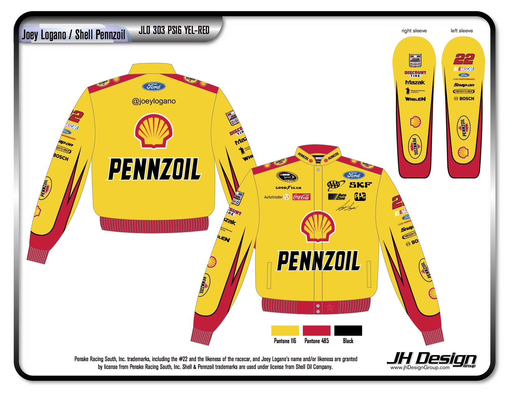 JL0 303 PS16 YEL-RED