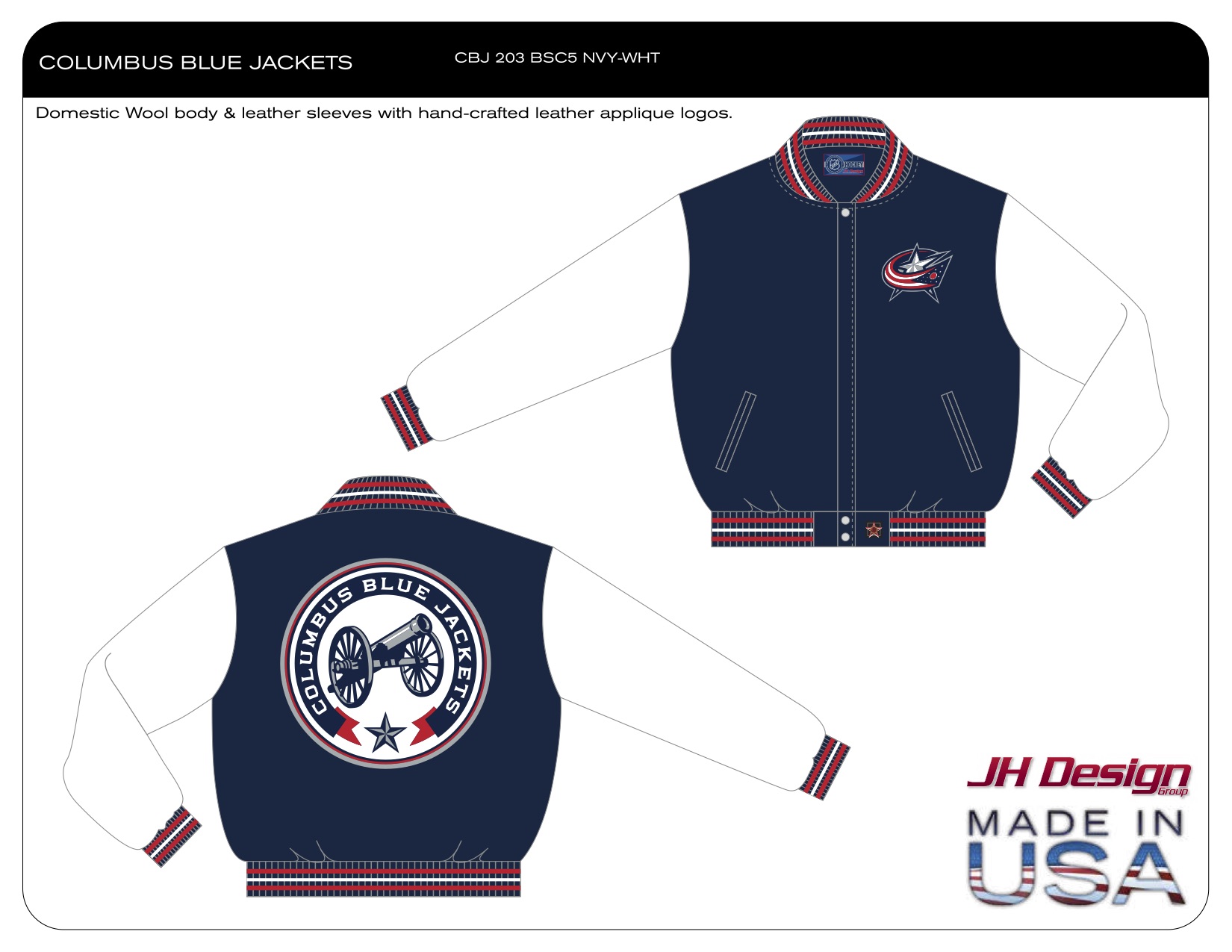 CBJ 203 BSC5 NVY-WHT