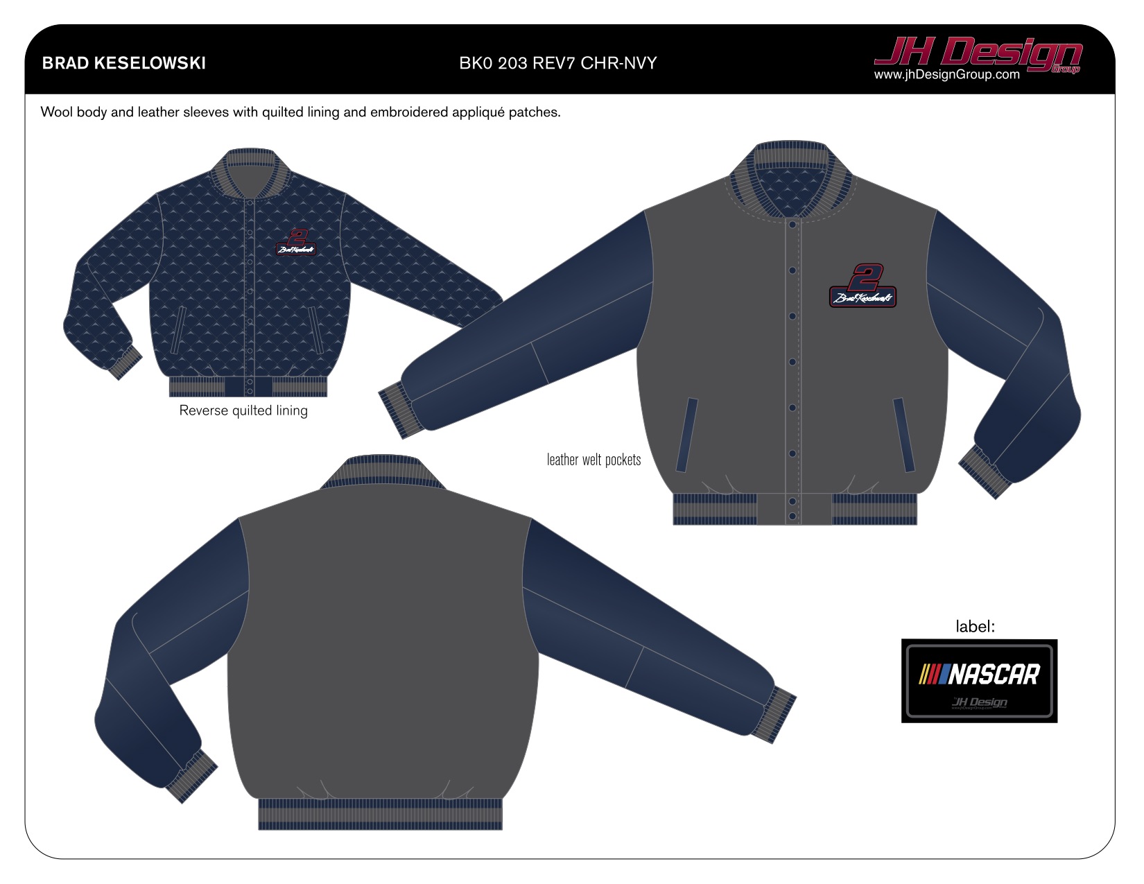 BK0 203 REV7 CHR-NVY