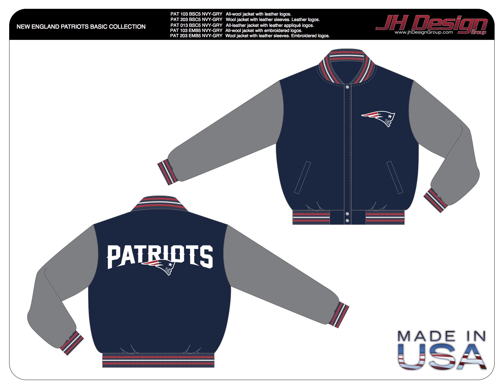 PAT 103 BSC5 NVY-GRY