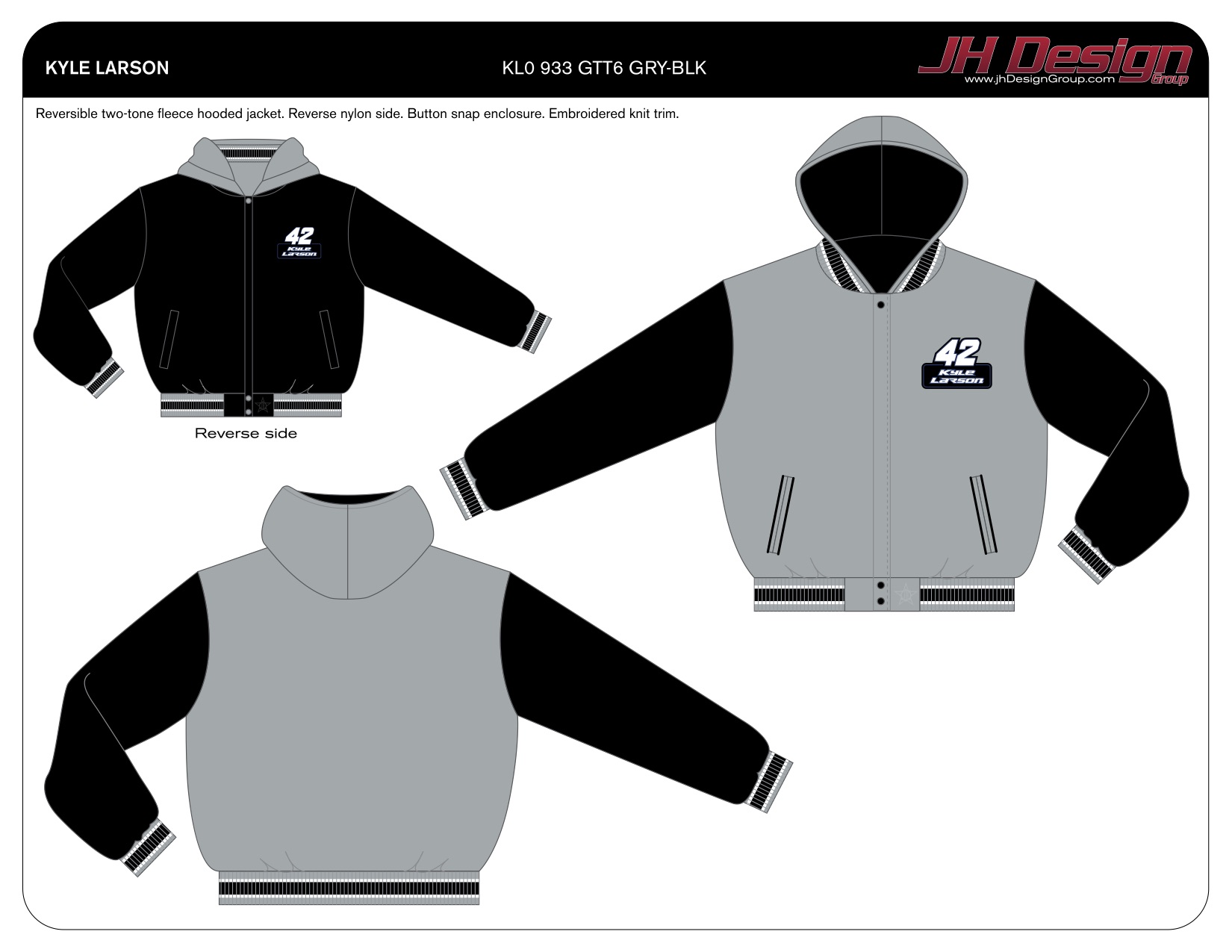 KL0 933 GTT6 GRY-BLK