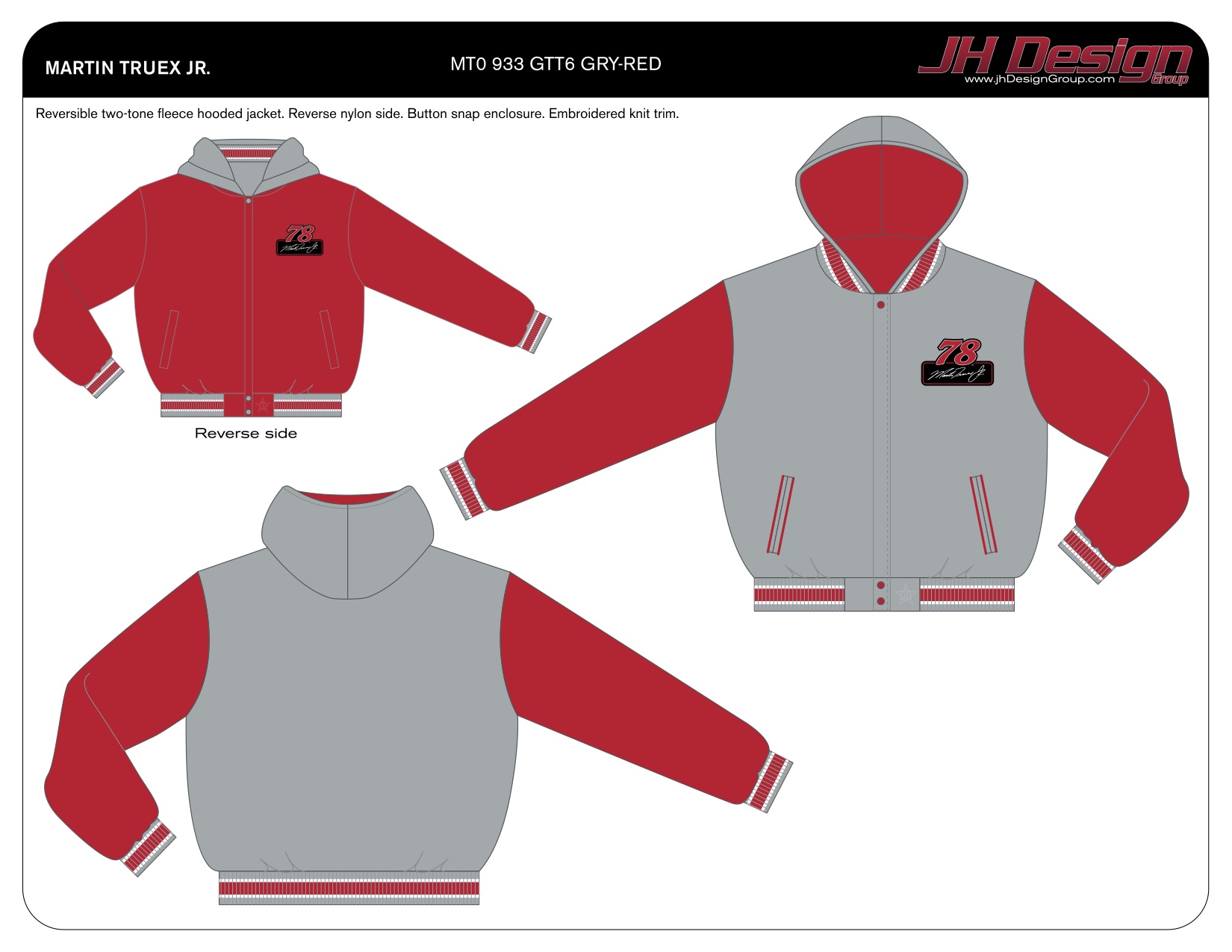 MT0 933 GTT6 GRY-RED