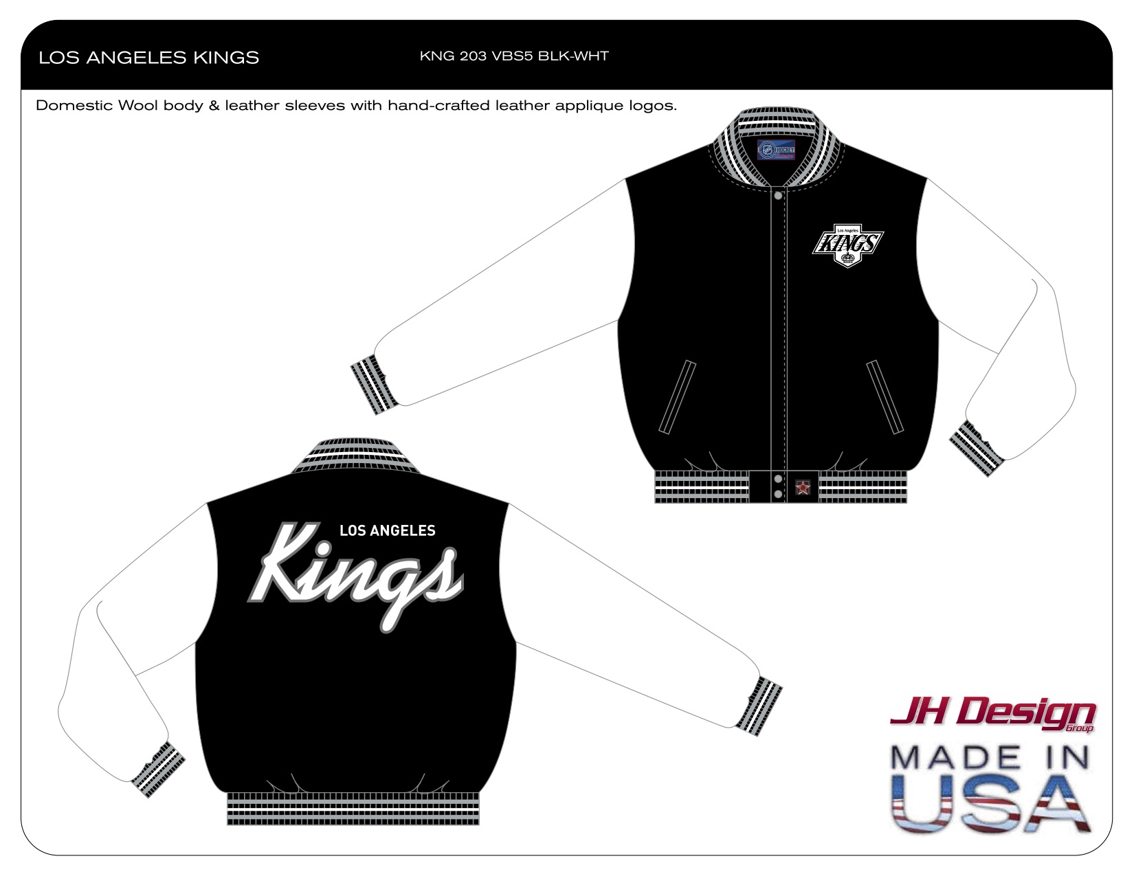 KNG 203 VB25 BLK-WHT