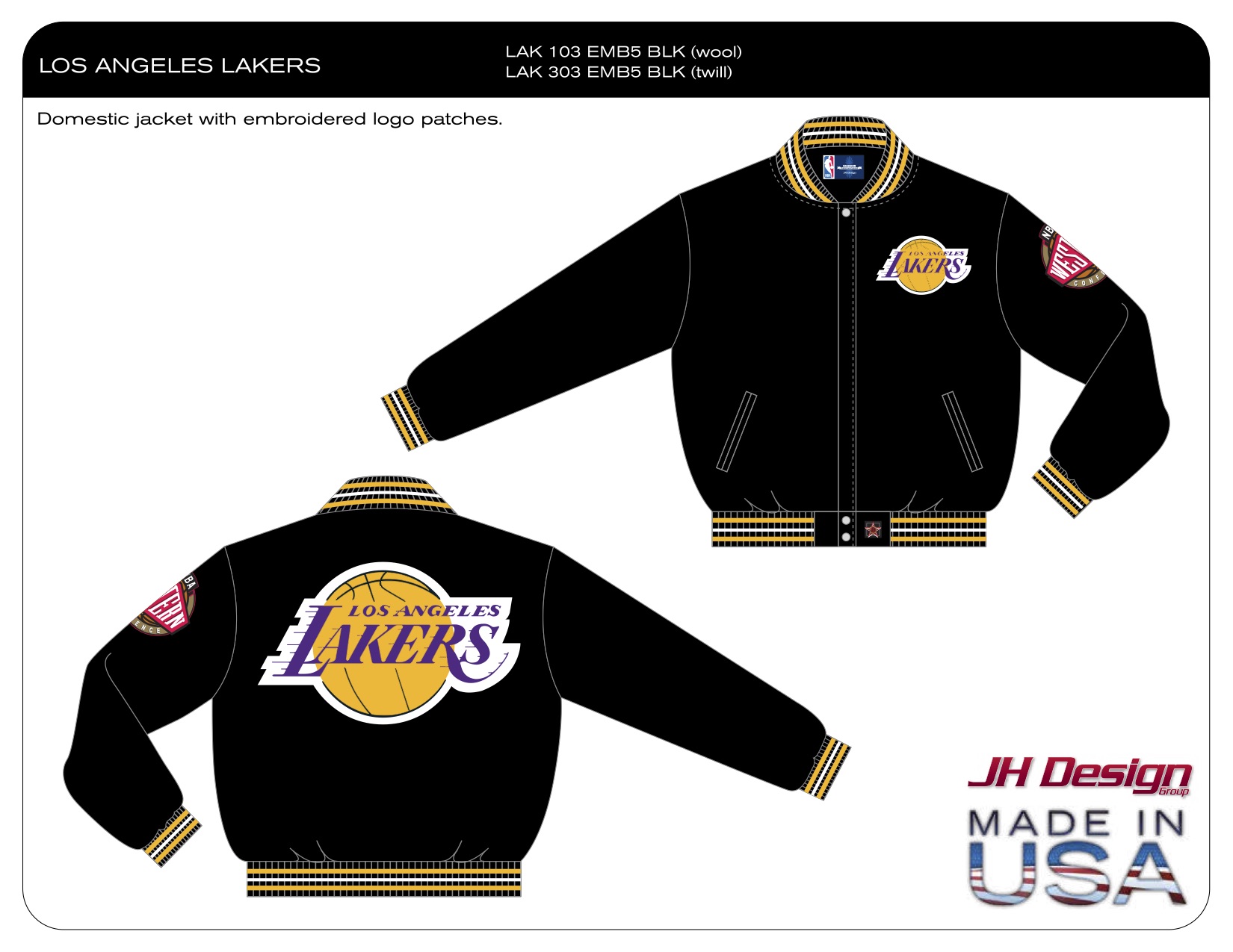 LAK 103 EMB5 BLK