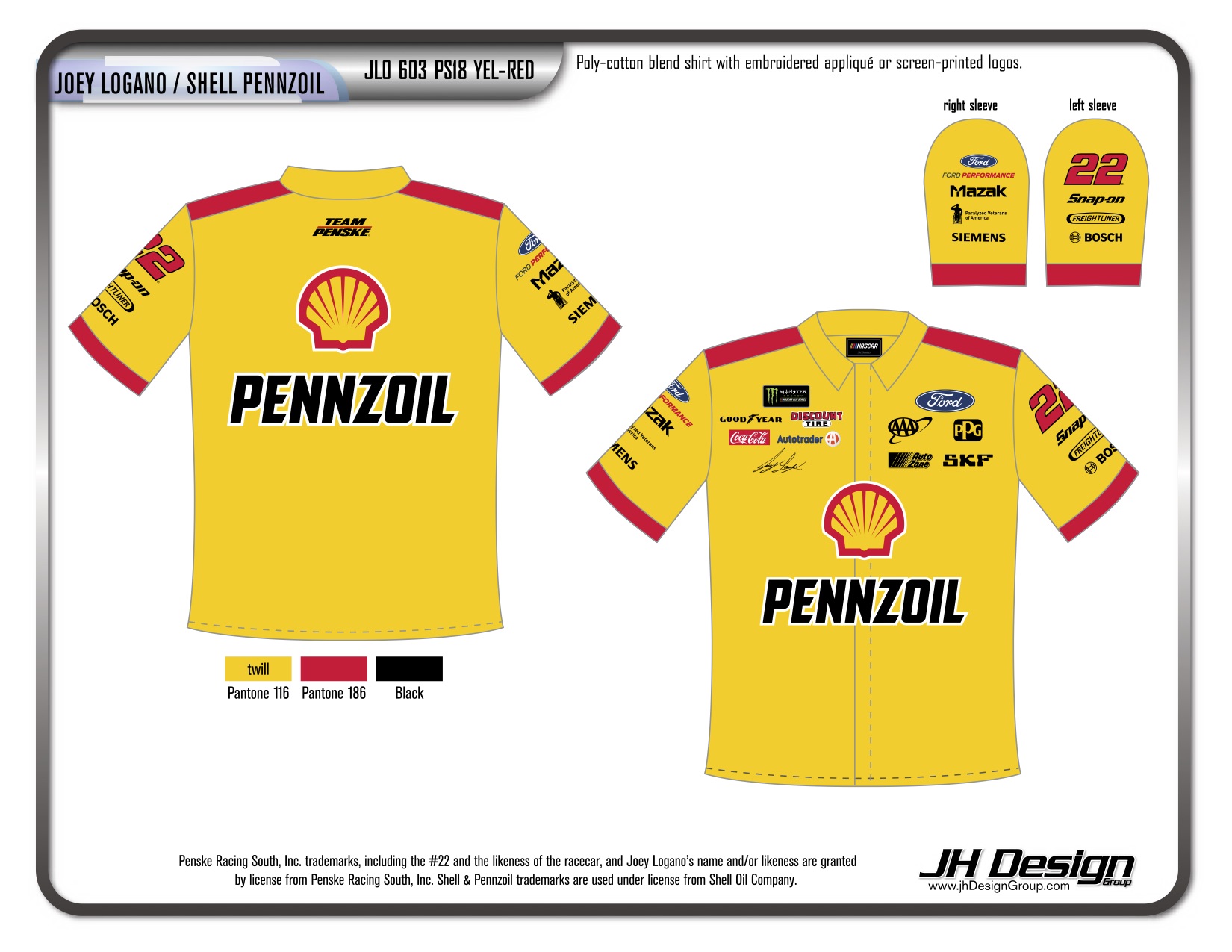 JL0 603 PS18 YEL-RED