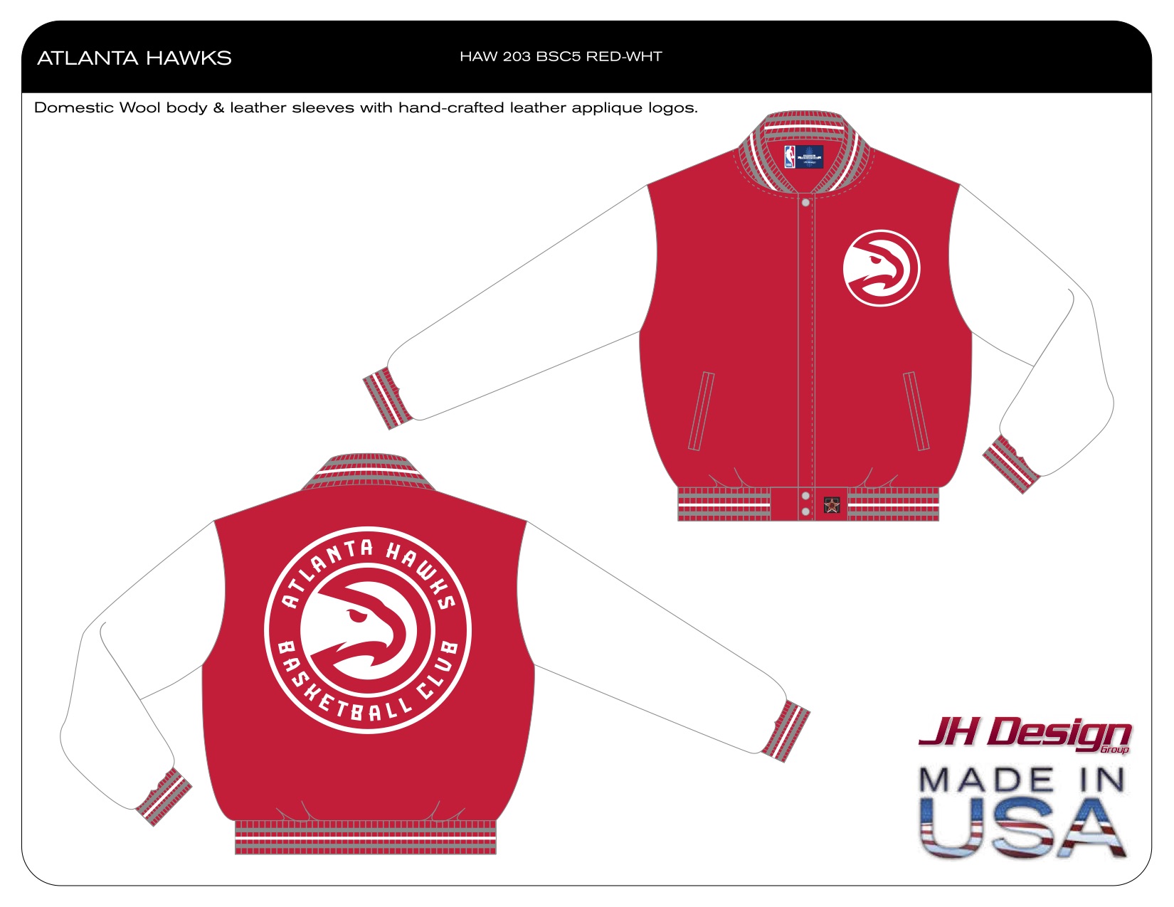 HAW 203 BSC5 RED-WHT