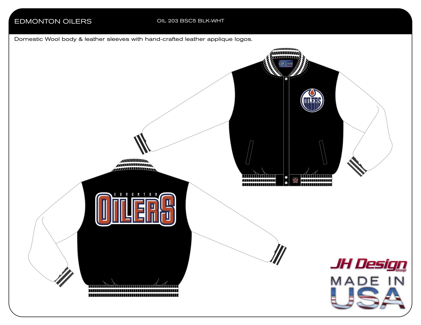 OIL 203 BSC5 BLK-WHT