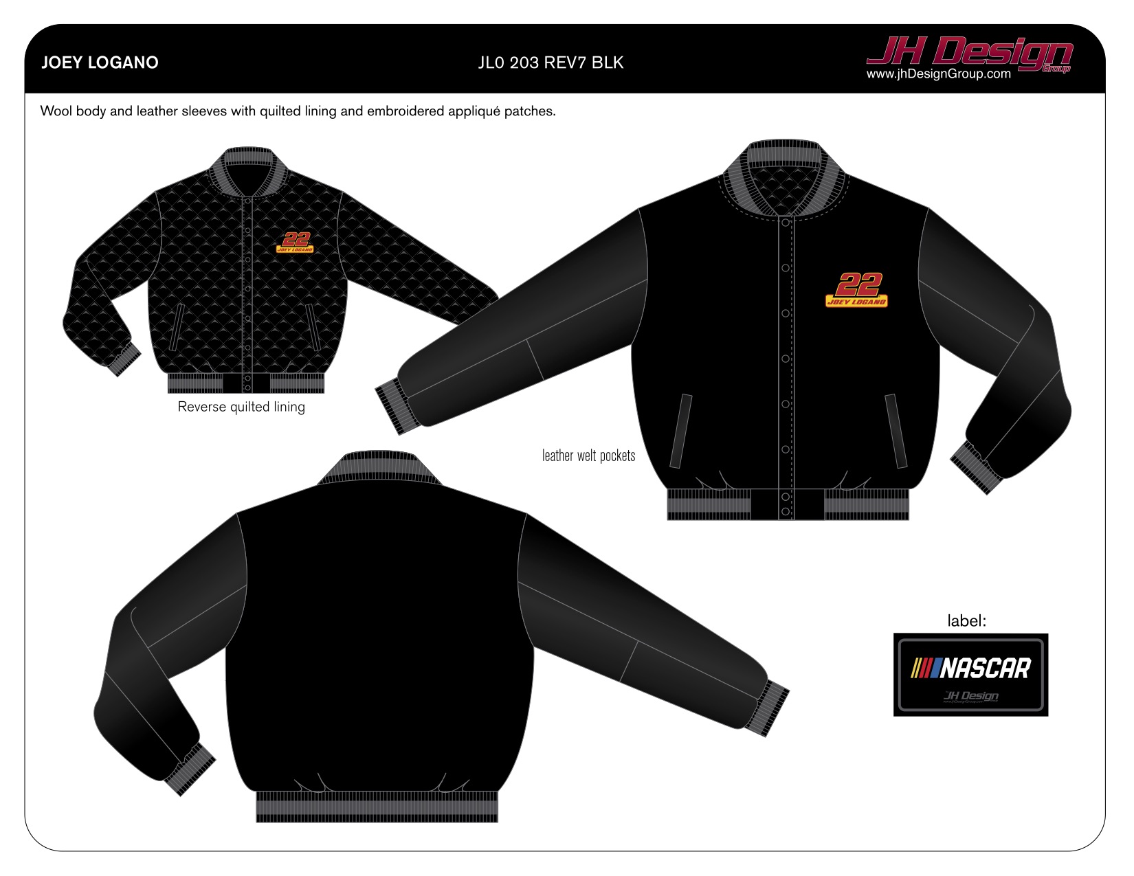 JL0 203 REV7 BLK
