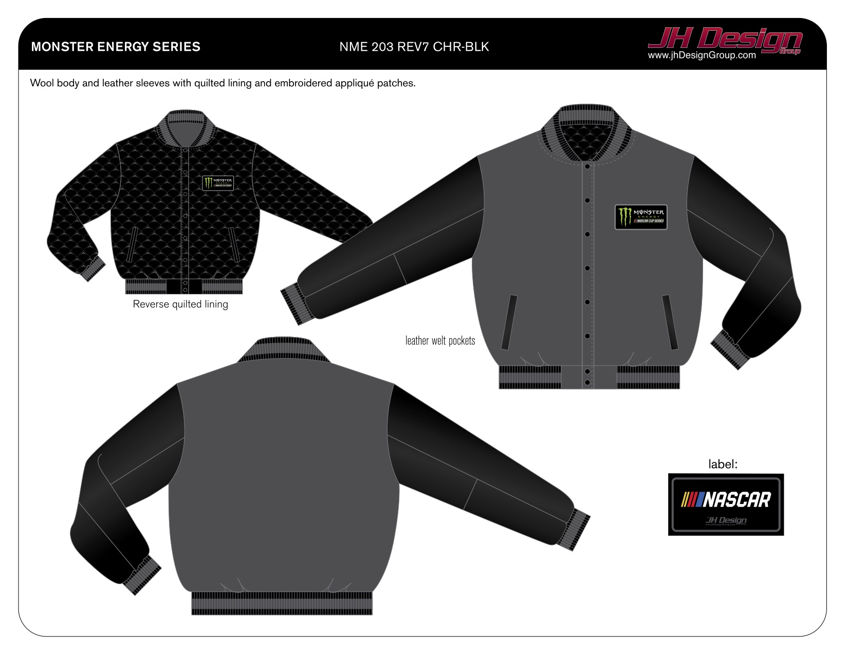 NME 203 REV7 CHR-BLK