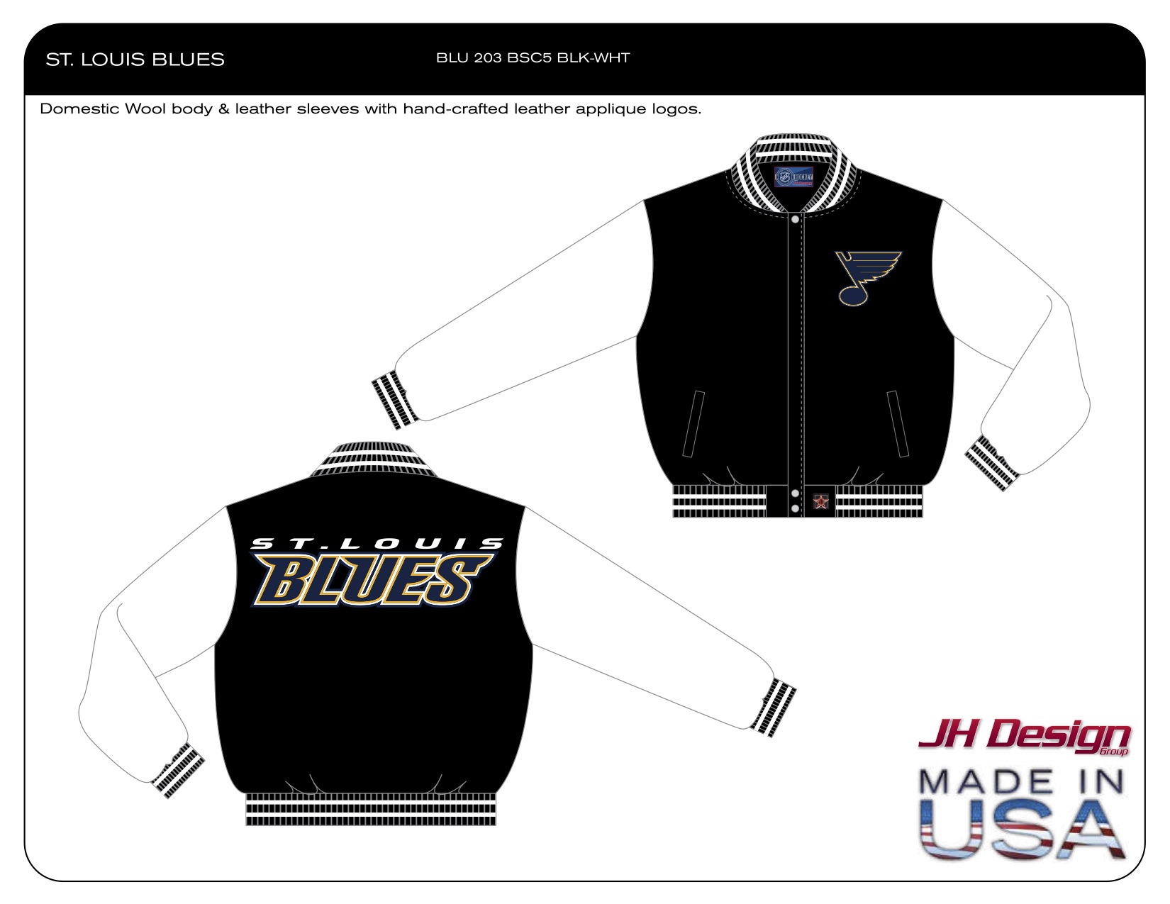 BLU 203 BSC5 BLK-WHT