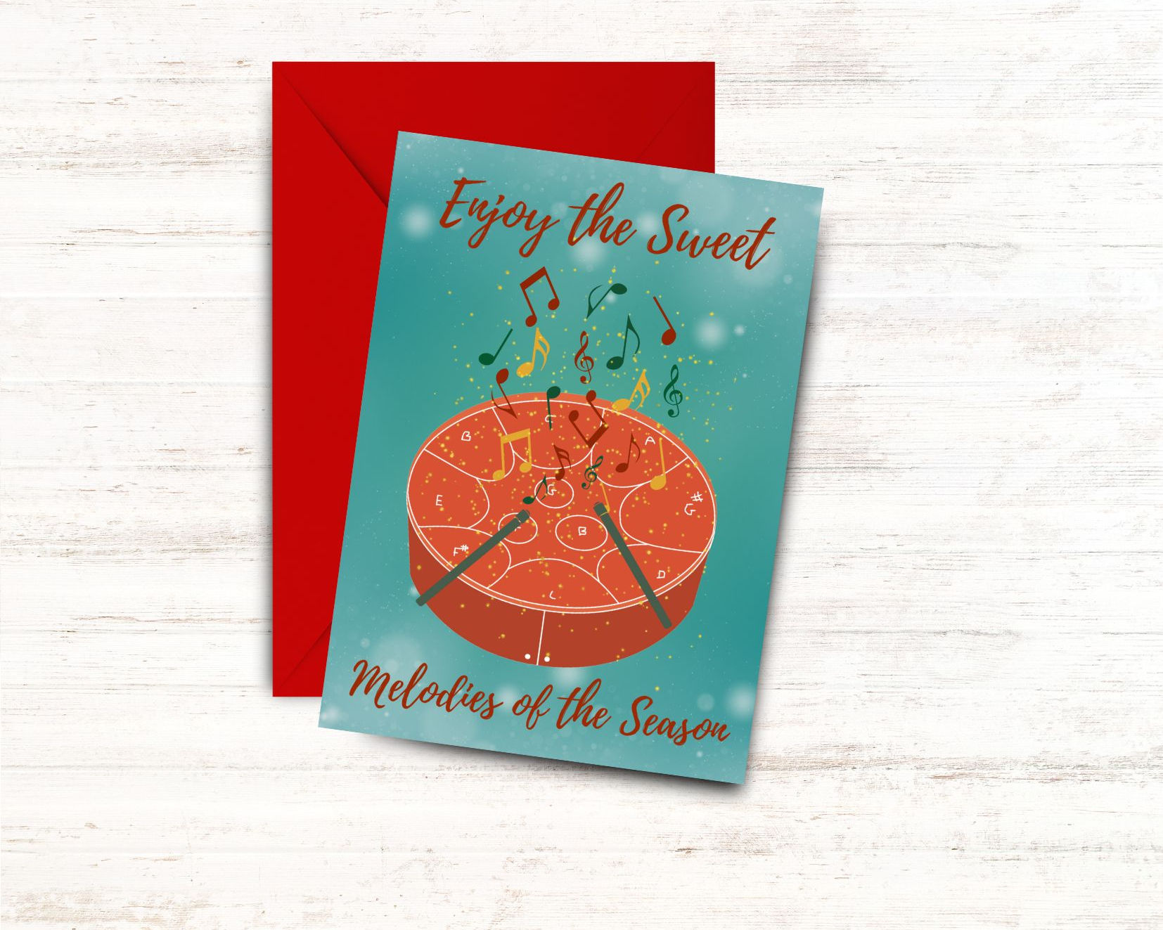 Christmas In Pan Holiday Card