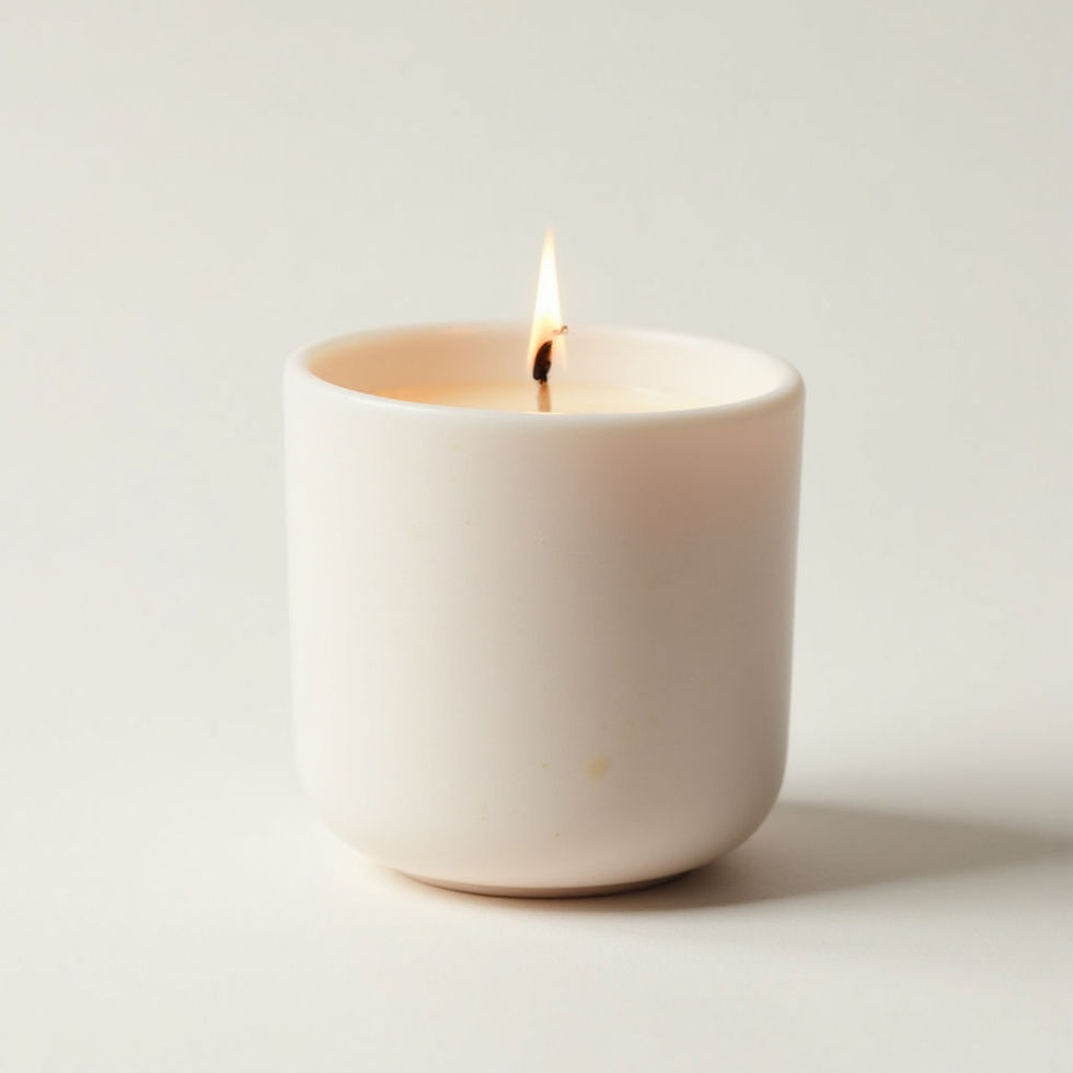 Comforting Hearth Candle