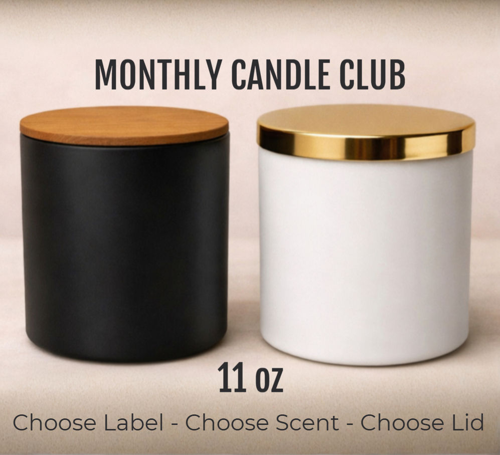 Clark Family Flame Monthly Candle Club - Members Only - Wood Wick Candle | 11oz