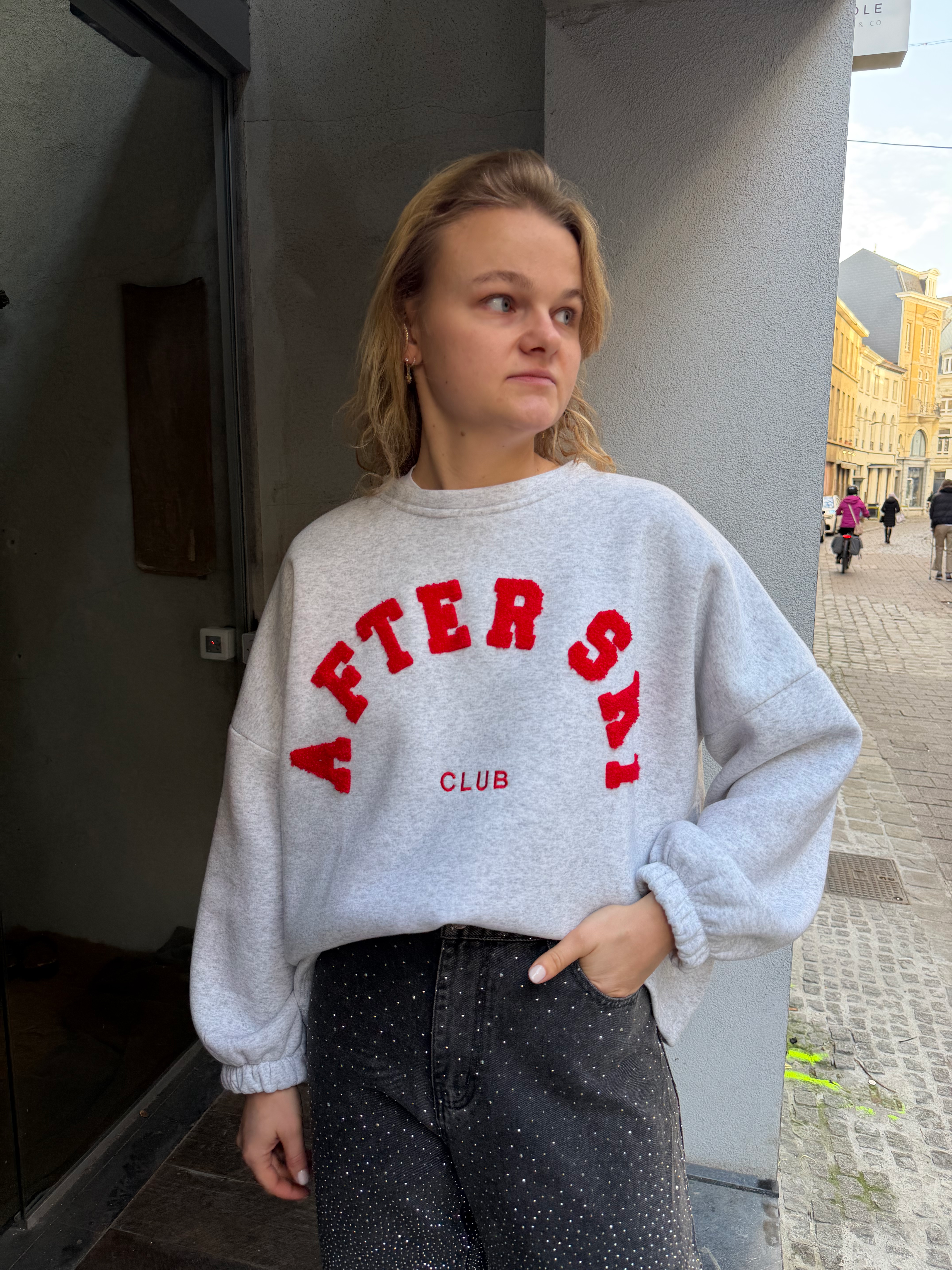 Après Ski Sweater Rood