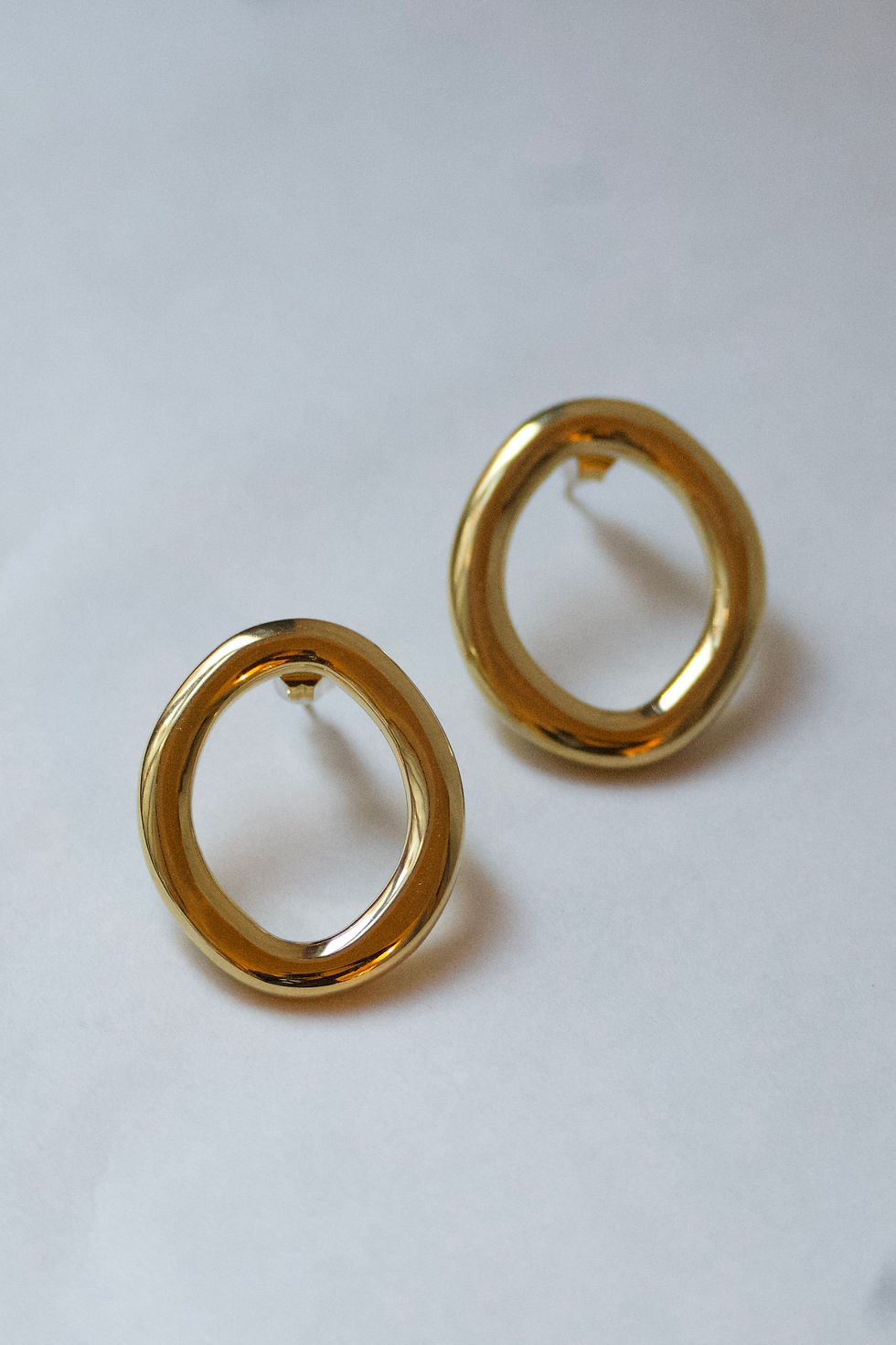 Thumbnail: Kato Asymetric Round Earrings