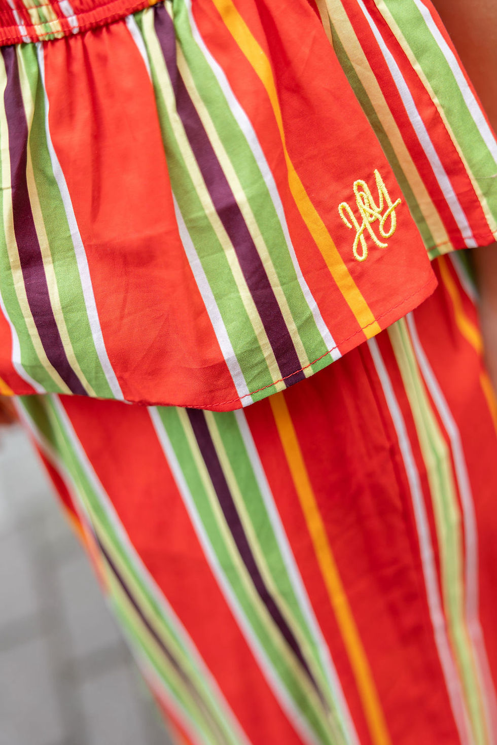 Thumbnail: H&Y Cindy Striped Gilet