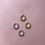 Thumbnail: Little Diamond Hoops-Goud/Zilver