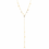 Thumbnail: Little medaillon Y-Necklace-Goud/Zilver