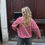 Thumbnail: Sanne Open Back Sweater Pink&Red