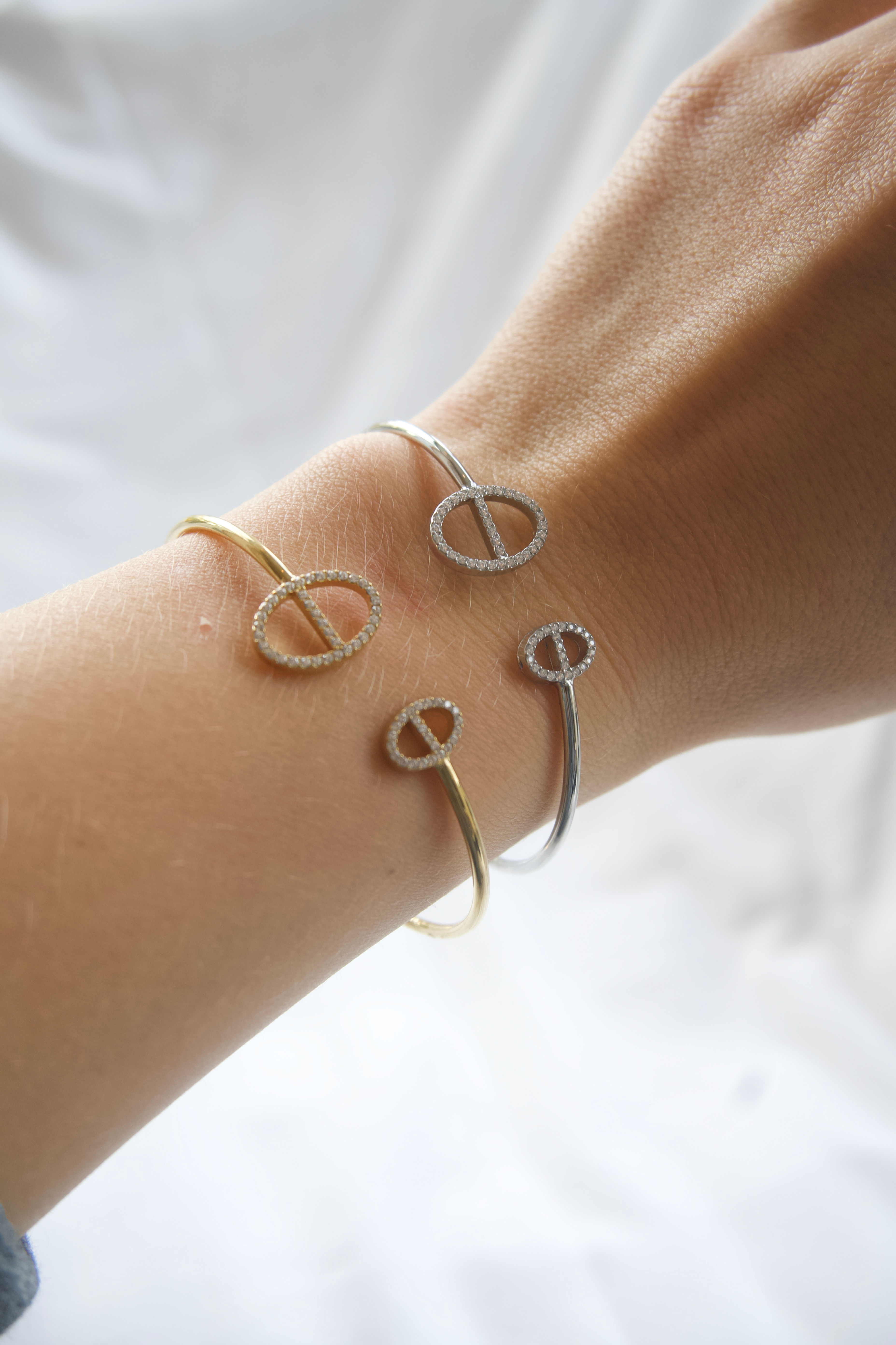 Diamond Janne Bracelet-Goud/Zilver