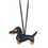 Thumbnail: Maurice Bag Charm II-Zwart/Camel