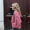 Thumbnail: Sanne Open Back Sweater Pink&Red
