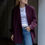Thumbnail: Zoé Oversized Blazer Bordeaux