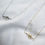 Thumbnail: Zenia Knott Necklace-Goud/Zilver