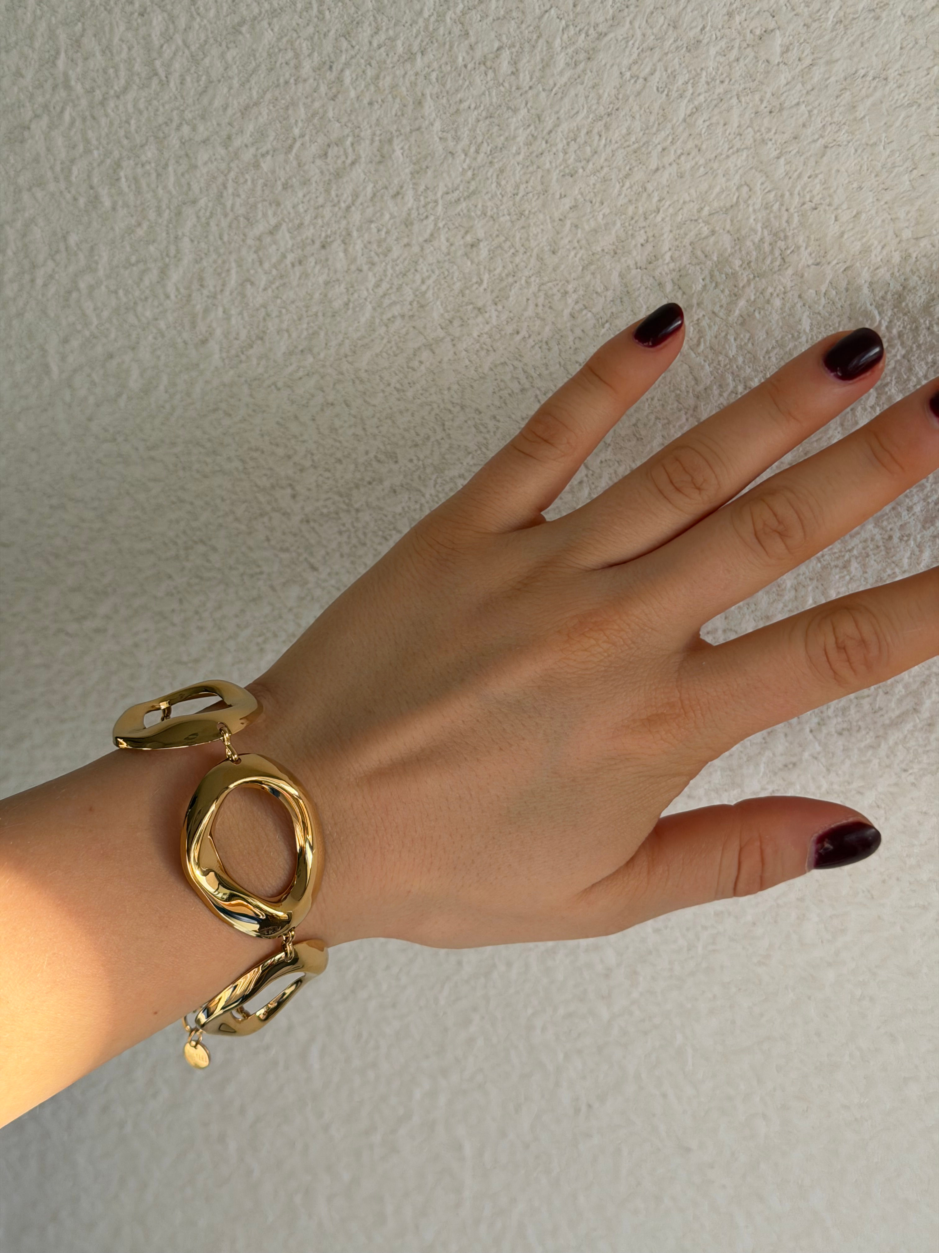 Multi Big Kato Asymetric Round Bracelet