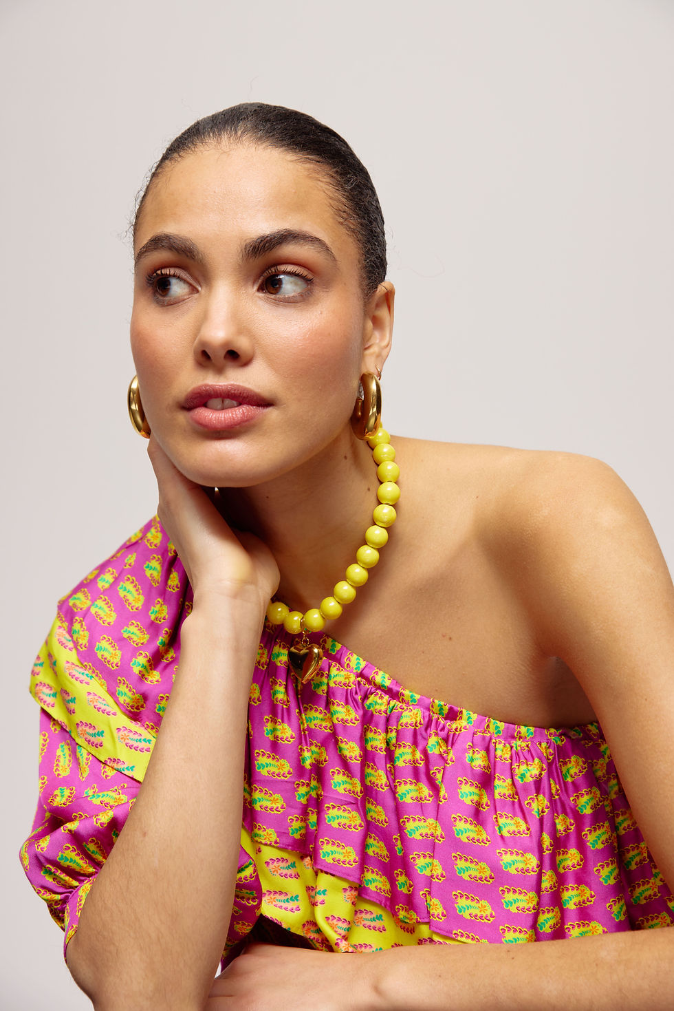Luna Necklace Yellow