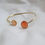 Thumbnail: Isa Two Stones Bracelet-Peach